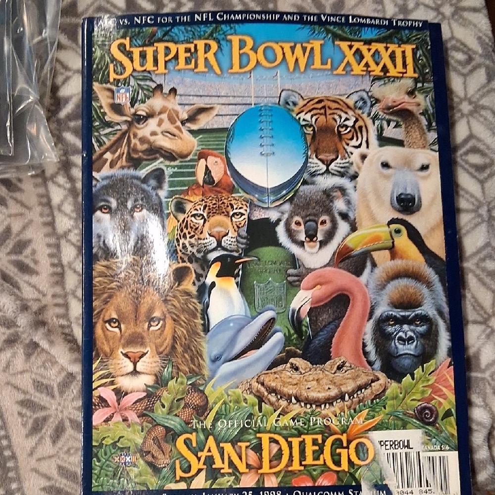 Super Bowl XXXII Official Game Program